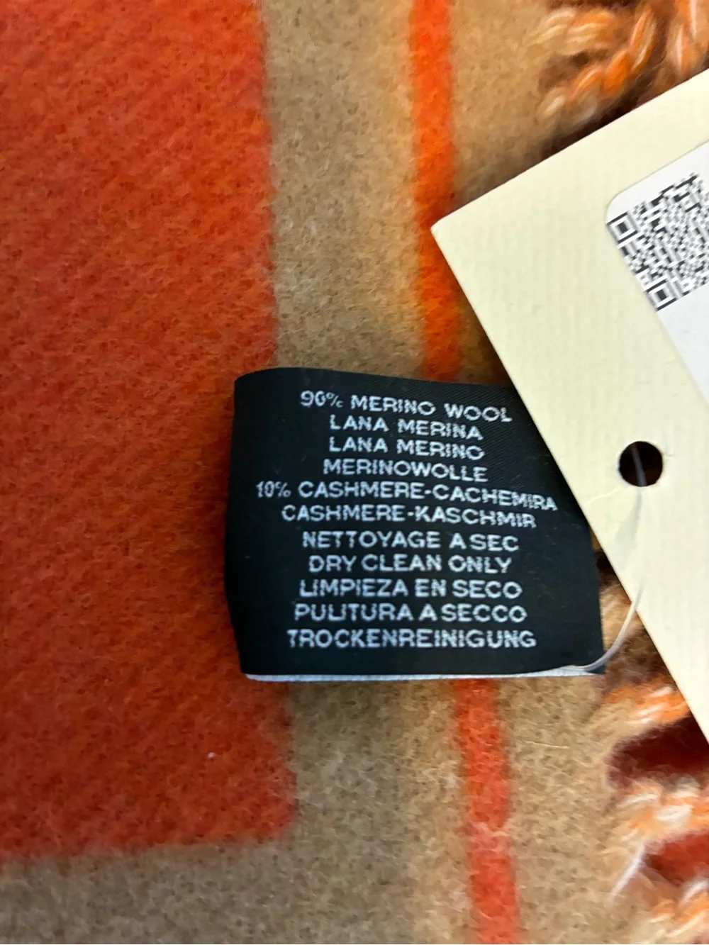 Hermes Cheval Cabriolet Merino Cashmere Throw Blanket AUTHENTIC